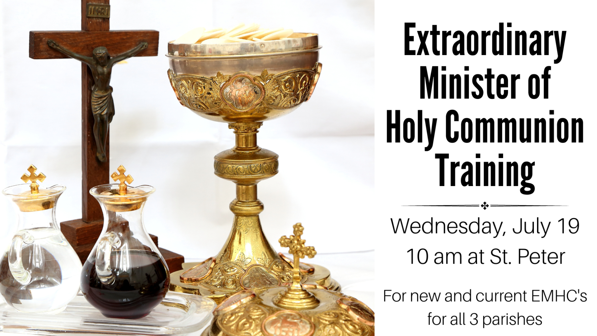 Extraordinary Minister of Holy Communion Training Triparish St. Peter